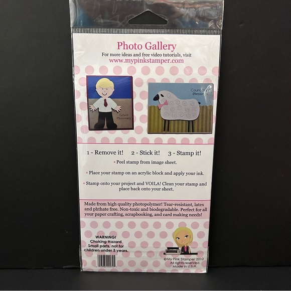 My Pink Stamper clear stamps set: FAITHFUL SAYINGS - Picture 2 of 10